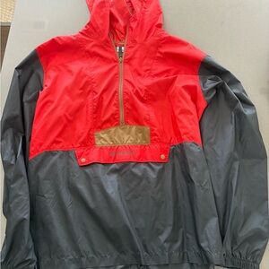 Columbia Red and Black Windbreaker